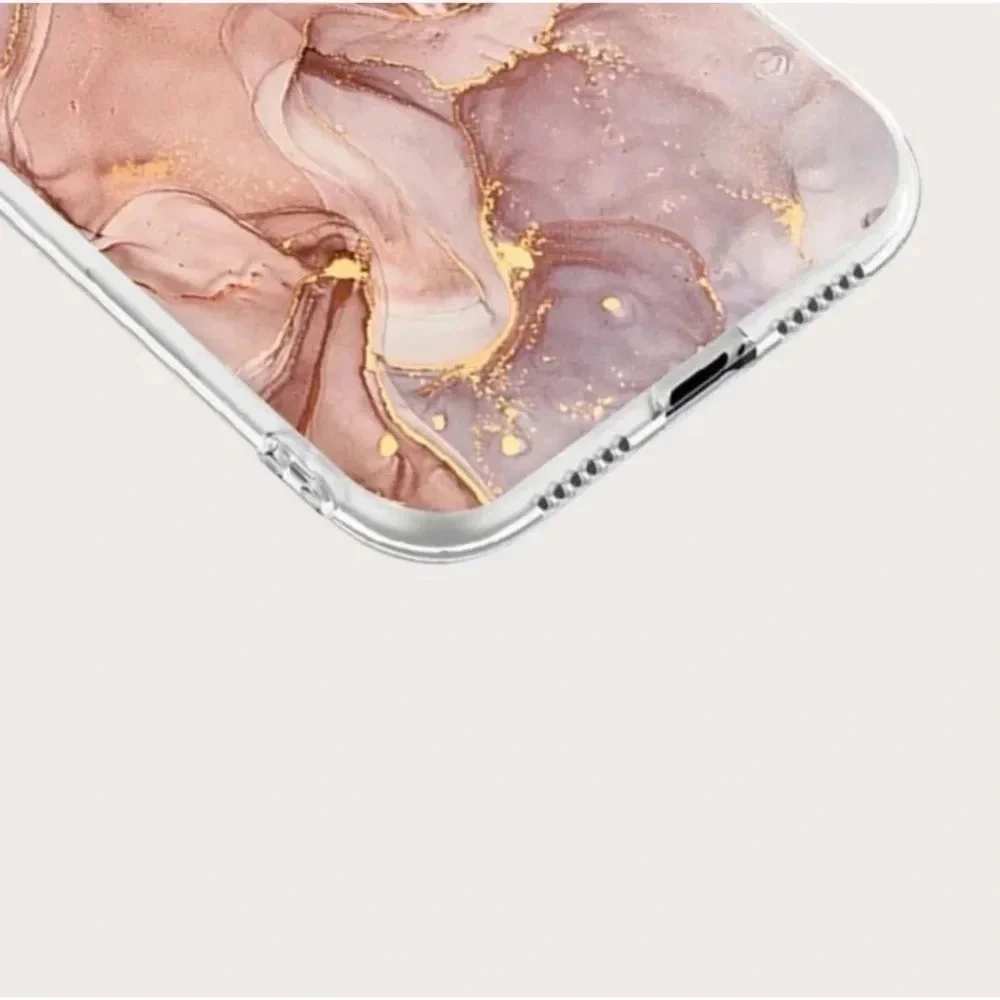 Blush Marbled iPhone 13 Pro Max Case
